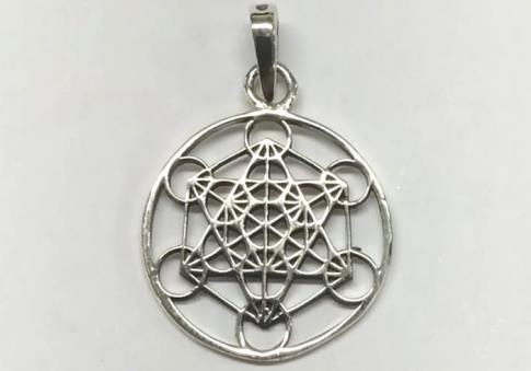 COLGANTES | COLGANTE DE PLATA METRATRON MINI 1,5CM