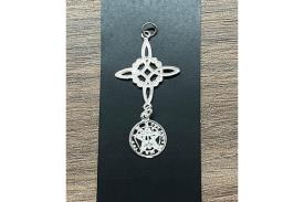 COLGANTES DE MINERALES | COLGANTE DOBLE PROTECCIN GRANDE (4,5CM EN TOTAL)