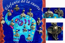 AMULETOS Y TALISMANES | COLGANTE ELEFANTE DE LA SUERTE 6 X 2.5