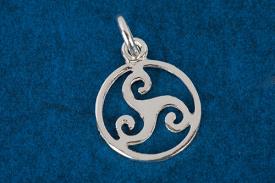 JOYERIA | COLGANTE EN PLATA '' ESPIRAL DE LA VIDA'' 1.7 CM