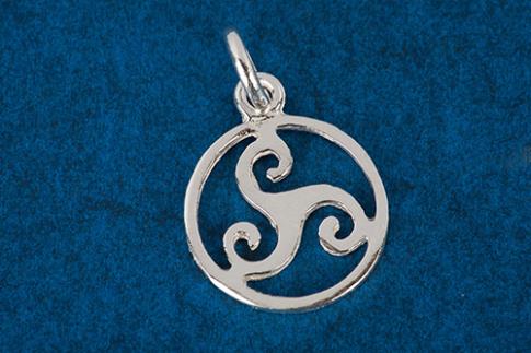 JOYERIA | COLGANTE EN PLATA '' ESPIRAL DE LA VIDA'' 1.7 CM