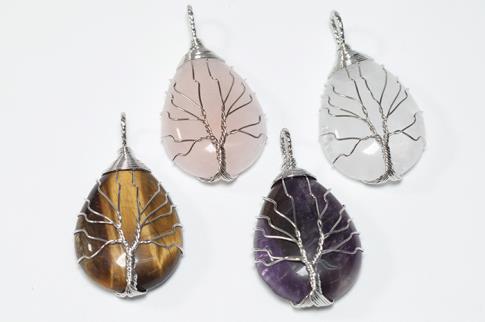 COLGANTES DE MINERALES | COLGANTE MINERAL CON ENREDADERA DE COBRE (MINERALES SURTIDOS)