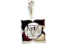 JOYERIA | COLGANTE PLATA 1 CHAKRA MULADHARA, RAIZ (PARA DONUT)