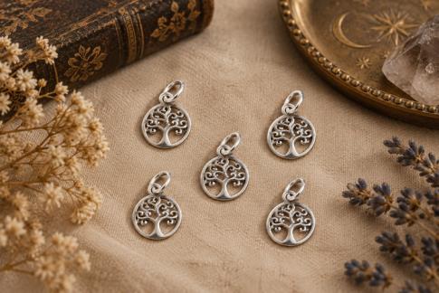 COLGANTES | COLGANTE PLATA ARBOL DE LA VIDA 0,8CM