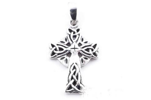 JOYERIA | COLGANTE PLATA CRUZ CELTA 25X19MM