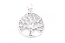 COLGANTES DE MINERALES | COLGANTE PLATA DE LEY ARBOL DE LA VIDA 2,5 CM