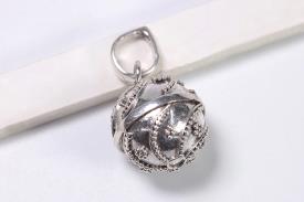 LLAMA ANGELES | COLGANTE PLATA LLAMA ANGELES LABRADO MINI 1CM