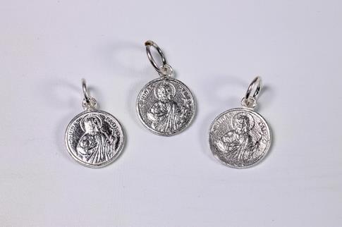 COLGANTES | COLGANTE PLATA MEDALLA DE SAN JUDAS