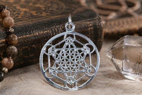 COLGANTES | COLGANTE PLATA METATRON 2,2CM