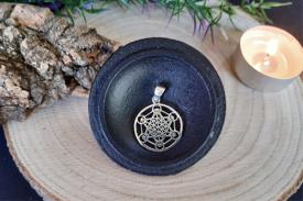 JOYERIA | COLGANTE PLATA METATRON 2.8 CM
