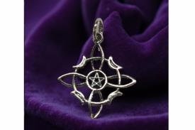 Novedades | COLGANTE PLATA NUDO DE BRUJA