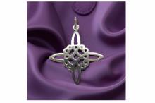 COLGANTE PLATA NUDO DE BRUJAS 1,2CM APROX.
