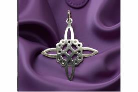 Novedades | COLGANTE PLATA NUDO DE BRUJAS 2,7CM APROX.