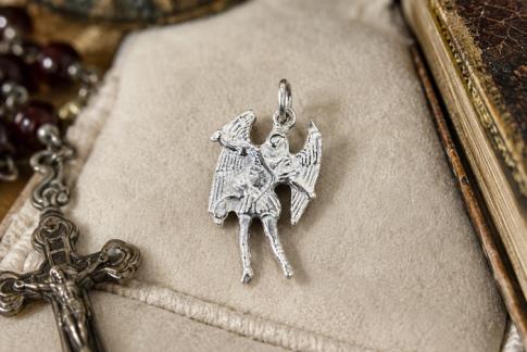 COLGANTES | COLGANTE PLATA SAN MIGUEL ARCANGEL 2,2CM