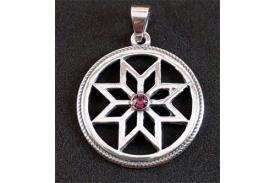 JOYERIA | COLGANTE PLATA TALISMAN ALASTYR DE LA PROSPERIDAD 2.5 CM.