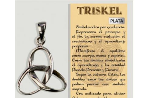 COMODIN | COLGANTE PLATA TRISQUETA 15 X 16 mm
