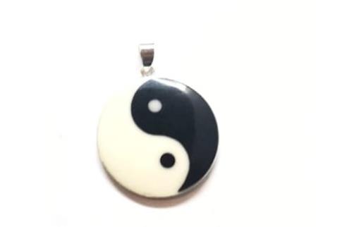COMODIN | COLGANTE PLATA YING YANG 14 mm