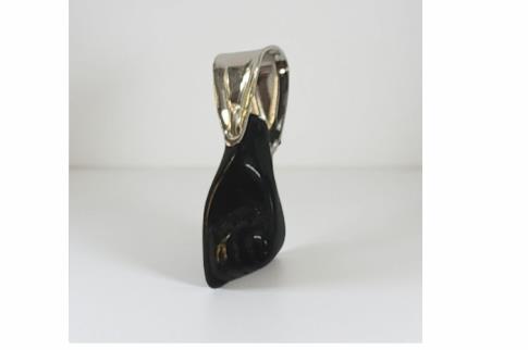JOYERIA | COLGANTE PUO O FIGA PROTECTOR AZABACHE Y PLATA