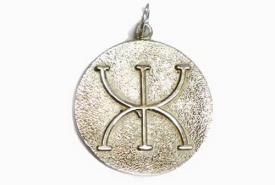 JOYERIA | COLGANTE RUNA DE LA PROSPERIDAD 3 CM PLATA LEY