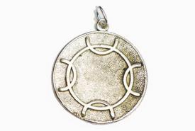 JOYERIA | COLGANTE RUNA ENERGIA POSITIVA 3 CM PLATA LEY