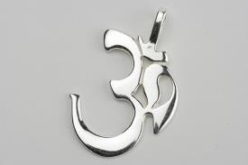 JOYERIA | COLGANTE SIMBOLO OM PLATA LEY
