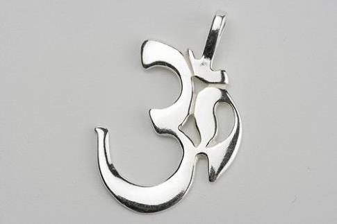 JOYERIA | COLGANTE SIMBOLO OM PLATA LEY
