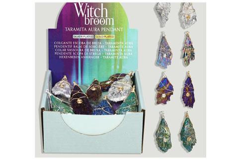 COLGANTES DE MINERALES | COLGANTE TARAMITA IRISADA SURTIDAS