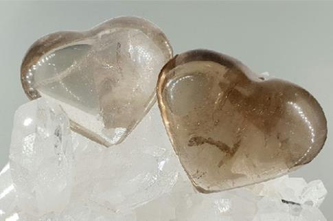 COMODIN | CORAZON DE CUARZO AHUMADO 5 CM