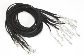 CADENAS Y CORDONES | CORDON TERCIOPELO PLANO NEGRO 2.5MM x 70CM