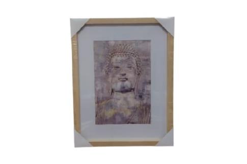 FIGURAS DIOSES, BUDAS Y MONJES | CUADRO ENMARCADO BUDA SURTIDOS 35X2X45 CM.