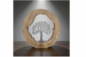 FENG SHUI, VARIOS | DECORACION ARBOL MANGO Y ALUMINIO 37X5X38 CM.