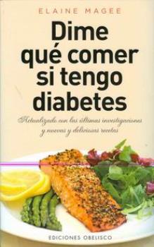 LIBROS DE ALIMENTACIÓN | DIME QUÉ COMER SI TENGO DIABETES