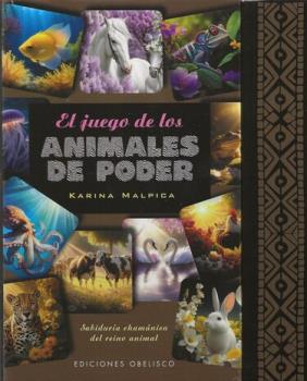 LIBROS DE TAROT Y ORCULOS | EL JUEGO DE LOS ANIMALES DEL PODER (Pack Libro + Cartas)