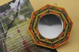 FENG SHUI, VARIOS | ESPEJO PAKUA CONCAVO 12 CMS. Absorbe las malas energas y las dispersa.