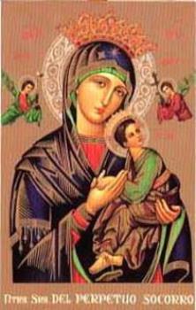 ESTAMPAS RELIGIOSAS | ESTAMPA V. DEL PERPETUO SOCORRO PEQ.