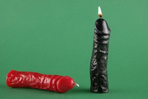 FIGURAS DE CERA | FALO CERA NEGRA