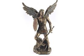 SANTOS Y ARCANGELES | FIGURA ARCANGEL MIGUEL 24 CM