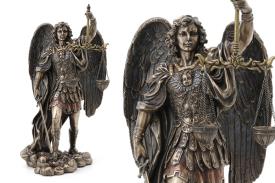 SANTOS Y ARCANGELES | FIGURA ARCANGEL MIGUEL CON BALANZA 25CM