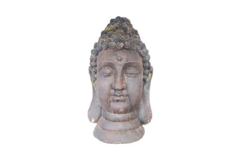 FIGURAS DIOSES, BUDAS Y MONJES | FIGURA CABEZA BUDA 27X29X59 CM.