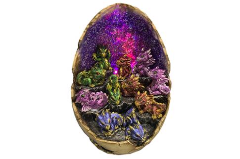 COMODIN | FIGURA DRAGON BEBE COLECCION CRISTAL 5.5 X 4 X 5CM