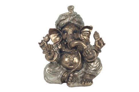 COMODIN | FIGURA GANESHA RESINA 14 X 13 X 15 CM.