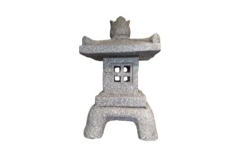 FIGURAS DIOSES, BUDAS Y MONJES | FIGURA PAGODA GRIS 24X21X40 CM.