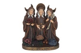 HADAS, BRUJAS Y FANTAS�A | FIGURA RESINA BRUJAS TRIPLE LUNA 19X22,5X11,5CM