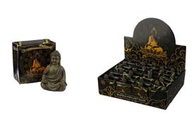 FIGURAS DIOSES, BUDAS Y MONJES | FIGURA RESINA BUDA TAILANDES MINI EN BOLSA DE REGALO 4 CM.