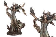 FIGURA RESINA MORGANA 17x12x25CM FIGURA RESINA MORGANA 17x12x25CM