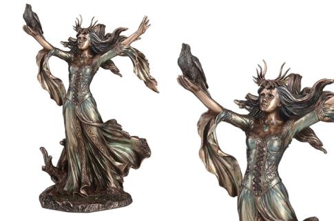 HADAS, BRUJAS Y FANTAS�A | FIGURA RESINA MORGANA 17x12x25CM