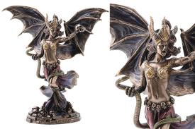 SANTOS Y ARCANGELES | FIGURA RESINA REINA DE LILITH 24X11X23CM