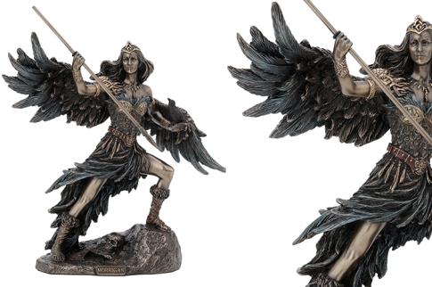 DIOSAS | FIGURA RESINA REINA FANTASMA CELTA MORRIGAN 21X21,5 CM.