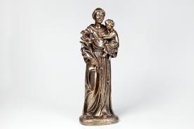SANTOS Y ARCANGELES | FIGURA SAN ANTONIO DE PADUA 27 X 9,5 CM.
