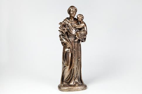 SANTOS Y ARCANGELES | FIGURA SAN ANTONIO DE PADUA 27 X 9,5 CM.